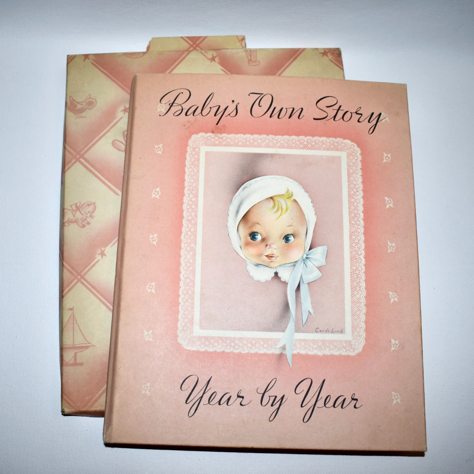 Vintage 1940s New Baby Congratulations Scrapbook - Over 50 Greeting Cards w/Eps