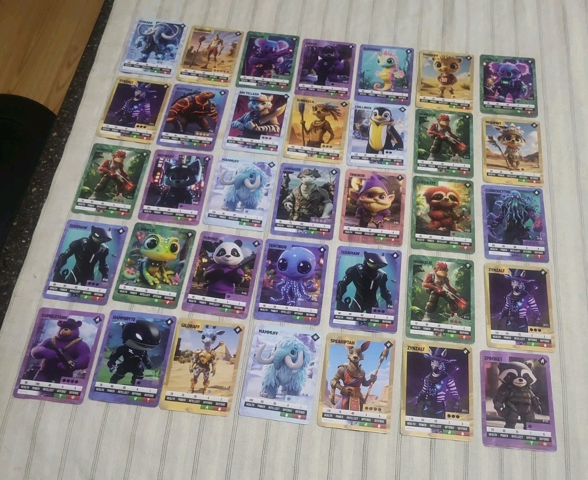 Tribes of Wondervale First Edition Battle Box Common Cards (Lot Of 35, Mint) Q Tribes of Wondervale First Edition Battle Box Common Cards (Lot Of 35, Mint) Q