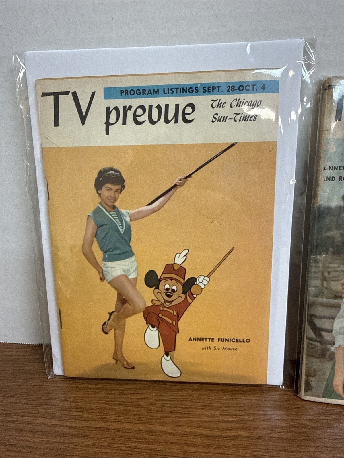 Annette Funicello Walt Disney Mickey Mouse Club 1957 TV Prevue Magazine Chicago Annette Funicello Walt Disney Mickey Mouse Club 1957 TV Prevue Magazine Chicago