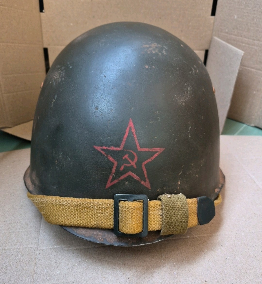 Helmet soviet russia SSH 39 original nice helmet WW2 WWII  