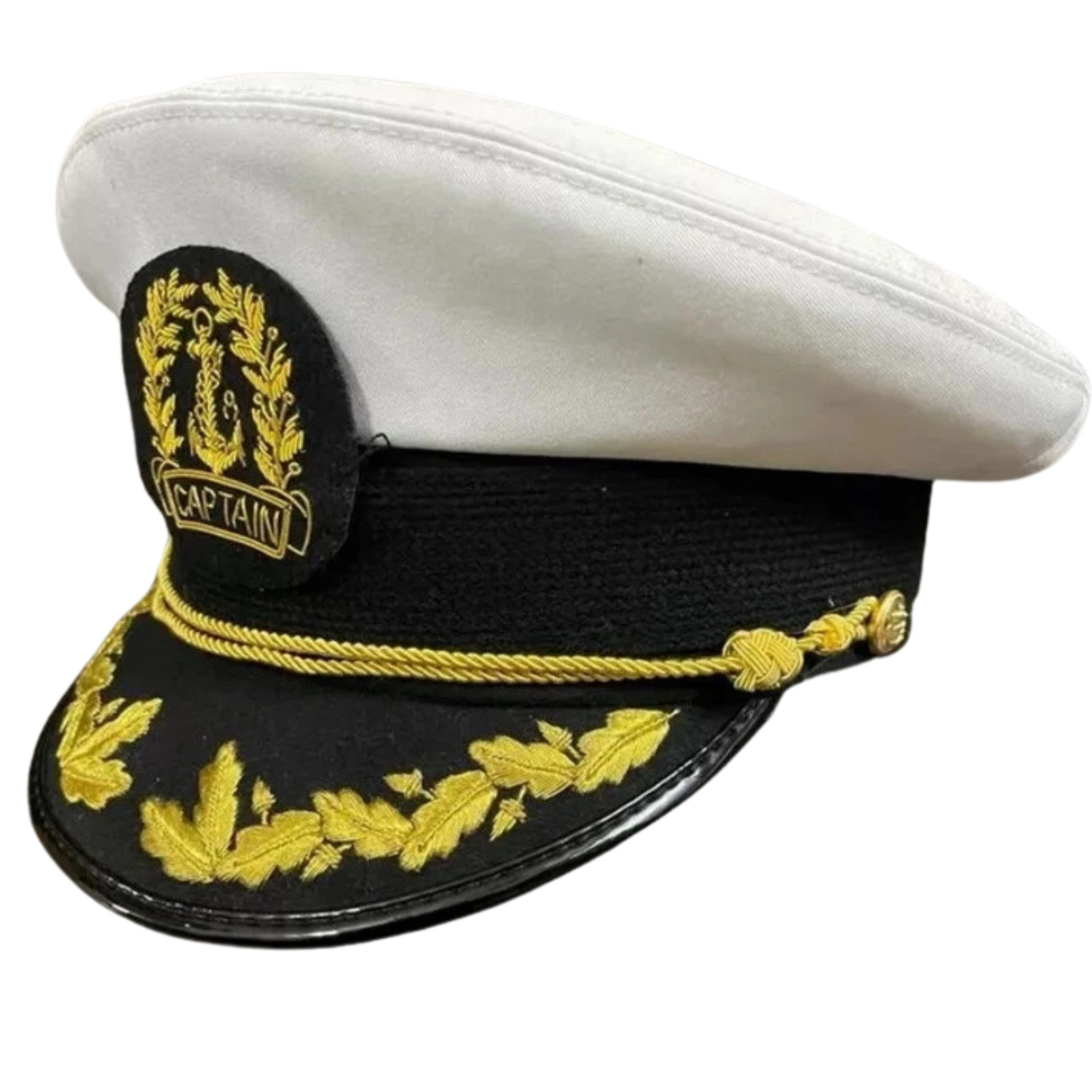 Captain Sailor Classic Ship Yacht Commander Navy Skipper Yachting Hat Captain Sailor Classic Ship Yacht Commander Navy Skipper Yachting Hat