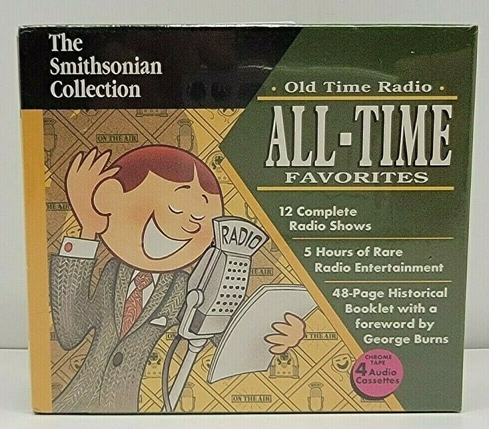 Old Time Radio All-Time Favorites The Smithsonian Collection 4 Audio Cassettes