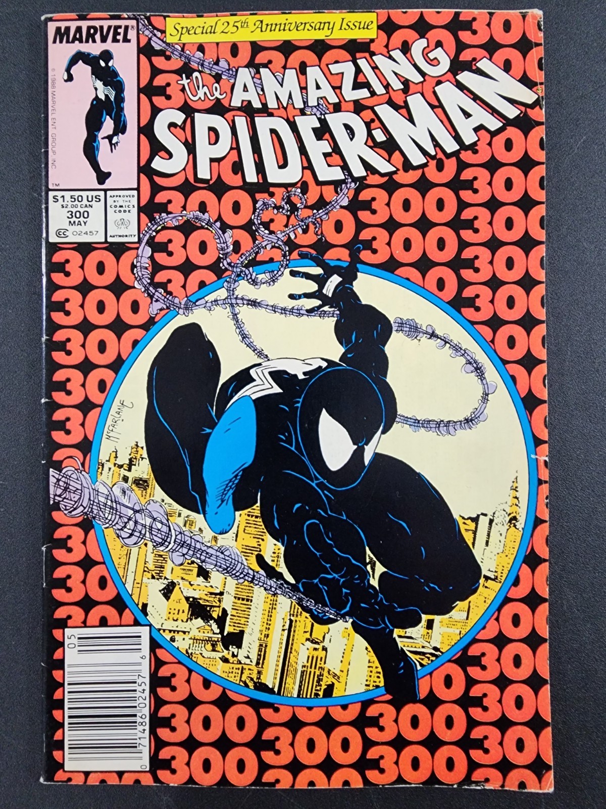 Amazing Spider-Man #300 VG Newsstand Marvel Comics 1988 Iconic McFarlane Art Amazing Spider-Man #300 VG Newsstand Marvel Comics 1988 Iconic McFarlane Art