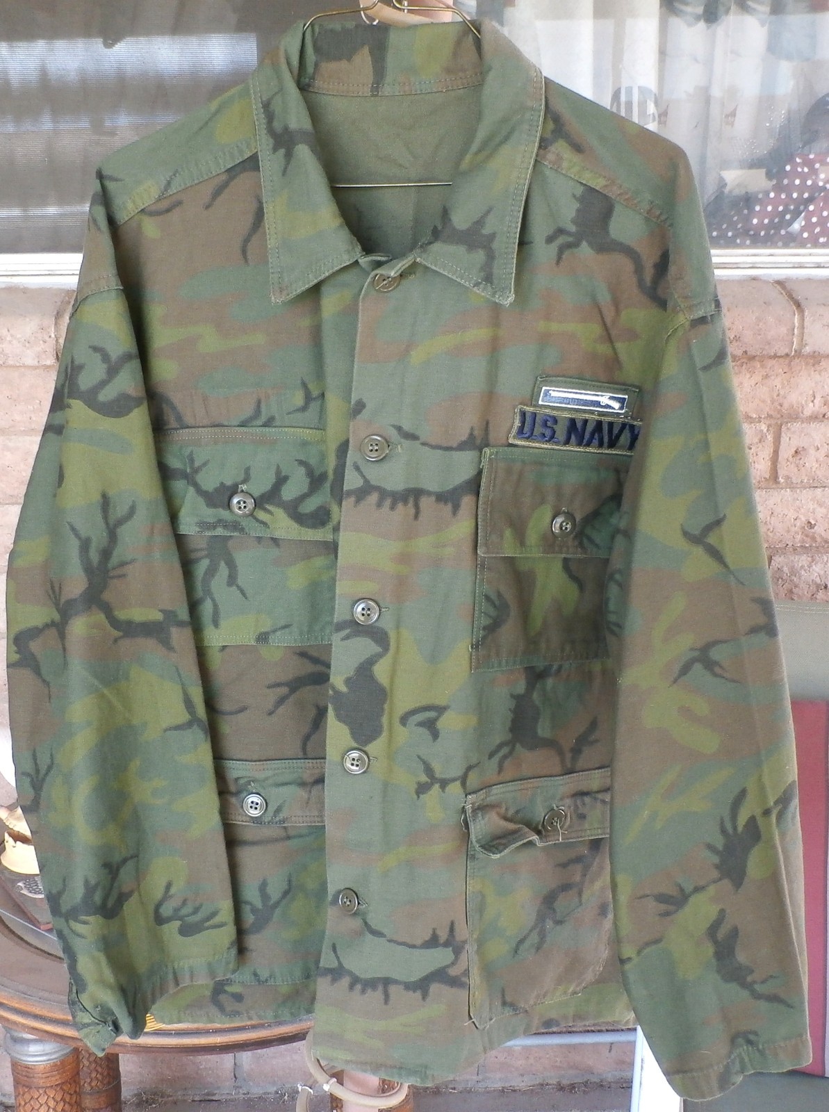 Rare Viet Nam war camouflage shirt experimental test piece Rare Viet Nam war camouflage shirt experimental test piece