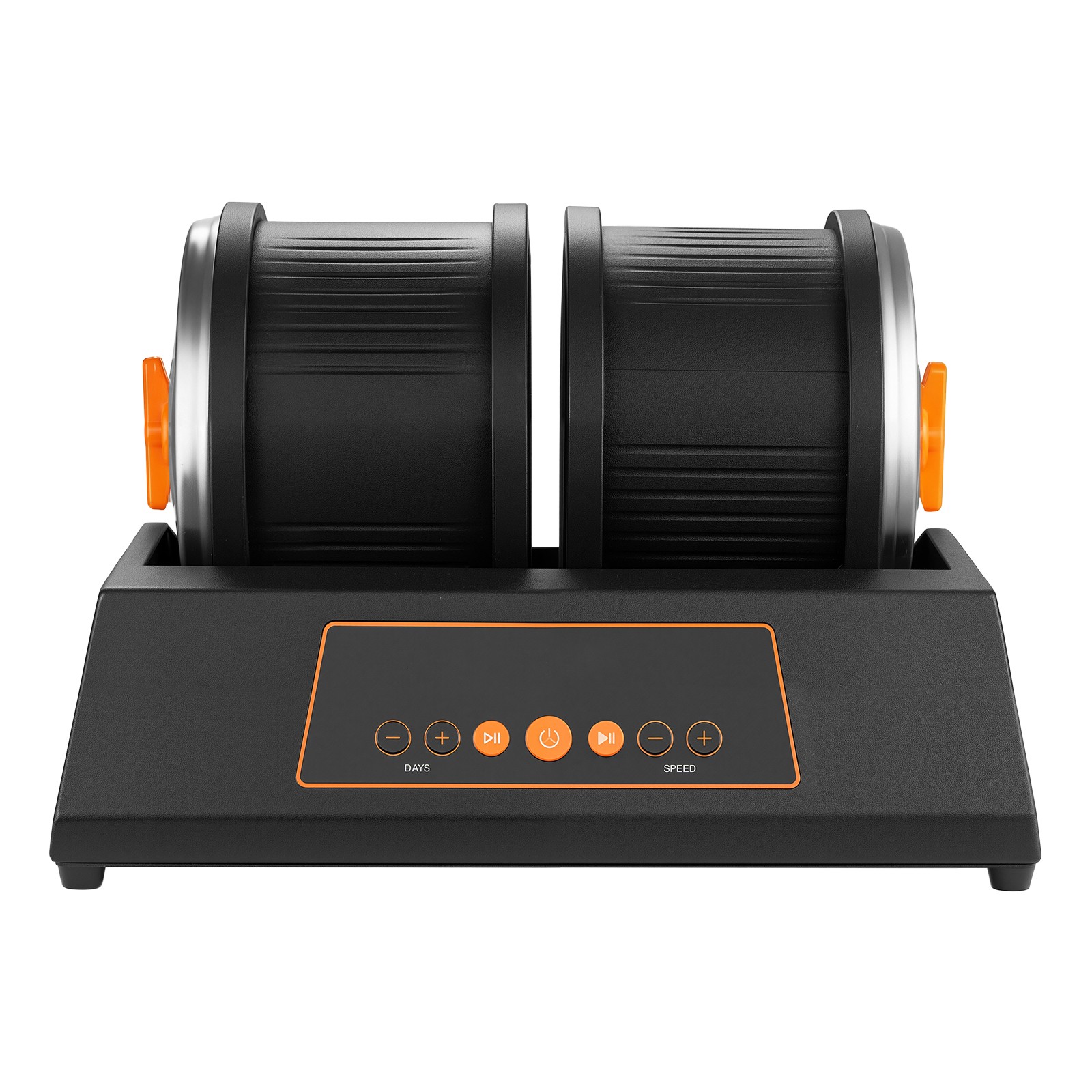 Uimoso 8 lbs Dual Barrel Rock Tumbler Kit with Adjustable 4-Speed Options