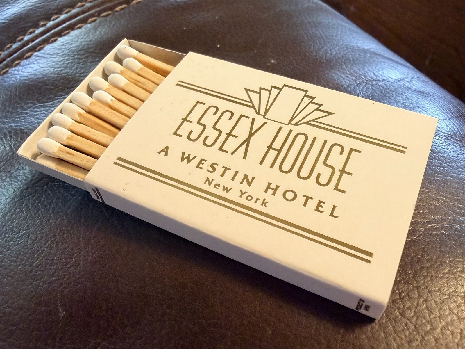 Essex House, New York City, Full Unstruck Matchbox