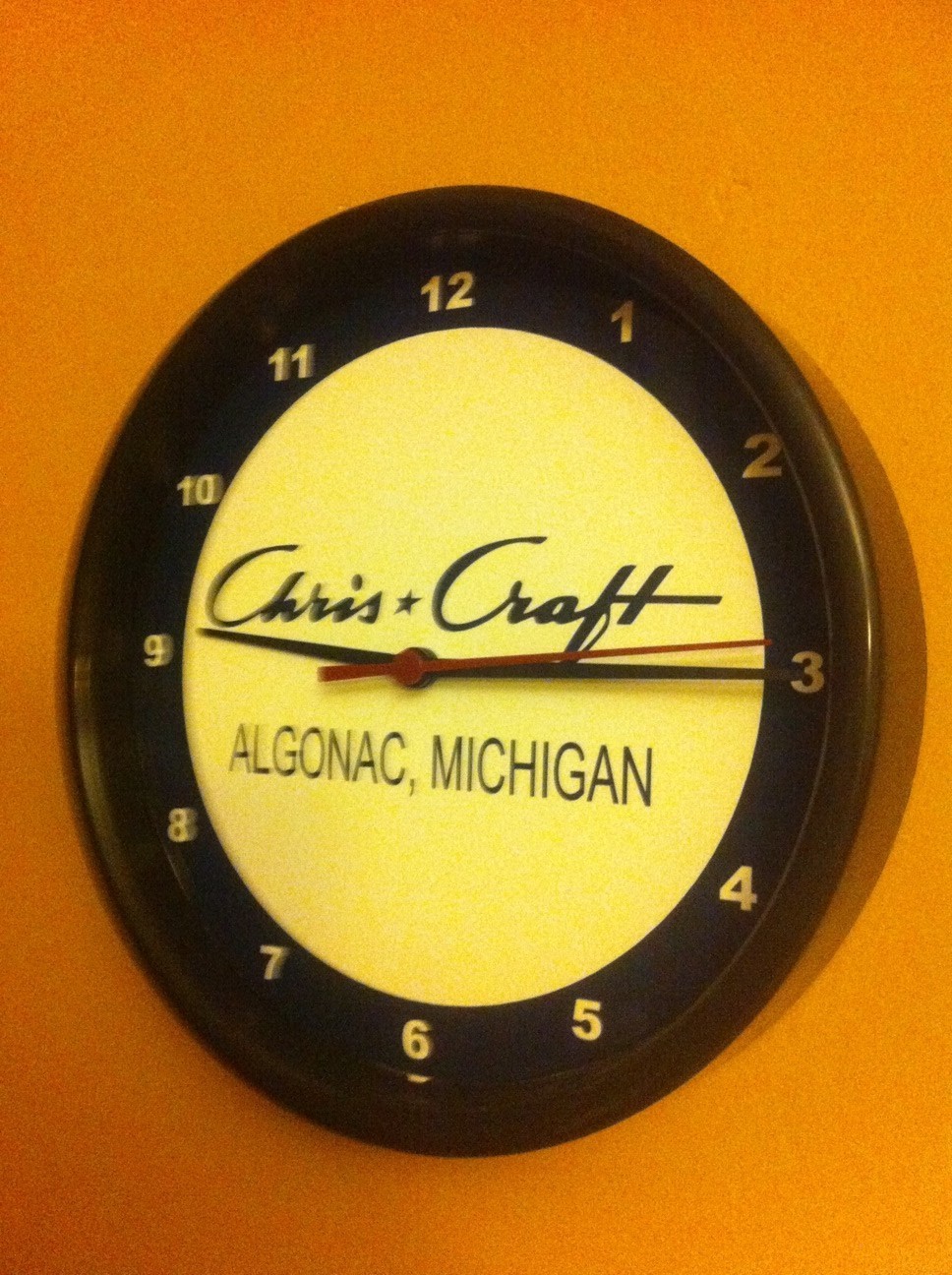 Chris Craft Motor Boats AuthDealer Marina Man Cave Advertising Clock Sign Chris Craft Motor Boats AuthDealer Marina Man Cave Advertising Clock Sign