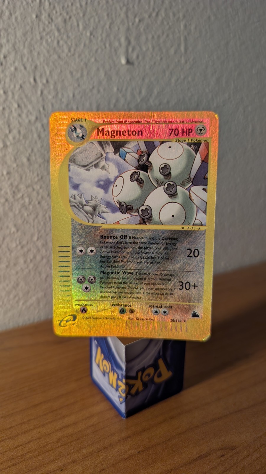 Pokemon Card Magneton 20/144 Skyridge Holo Excellent ENG
