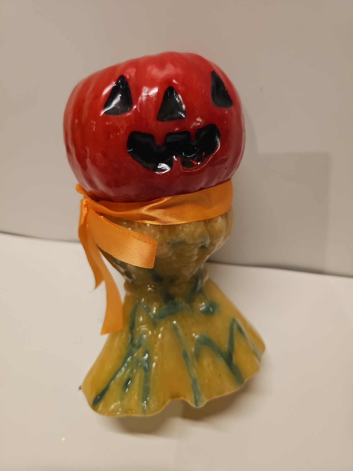 Vintage Northern Lites Candle Co Halloween Pumpkin Scarecrow Wax Candle 7 Vintage Northern Lites Candle Co Halloween Pumpkin Scarecrow Wax Candle 7