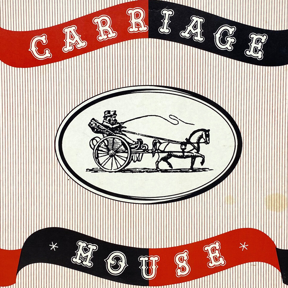 Vtg 1950s The Carriage House Restaurant Menu El Camino Real Millbrae California Vtg 1950s The Carriage House Restaurant Menu El Camino Real Millbrae California