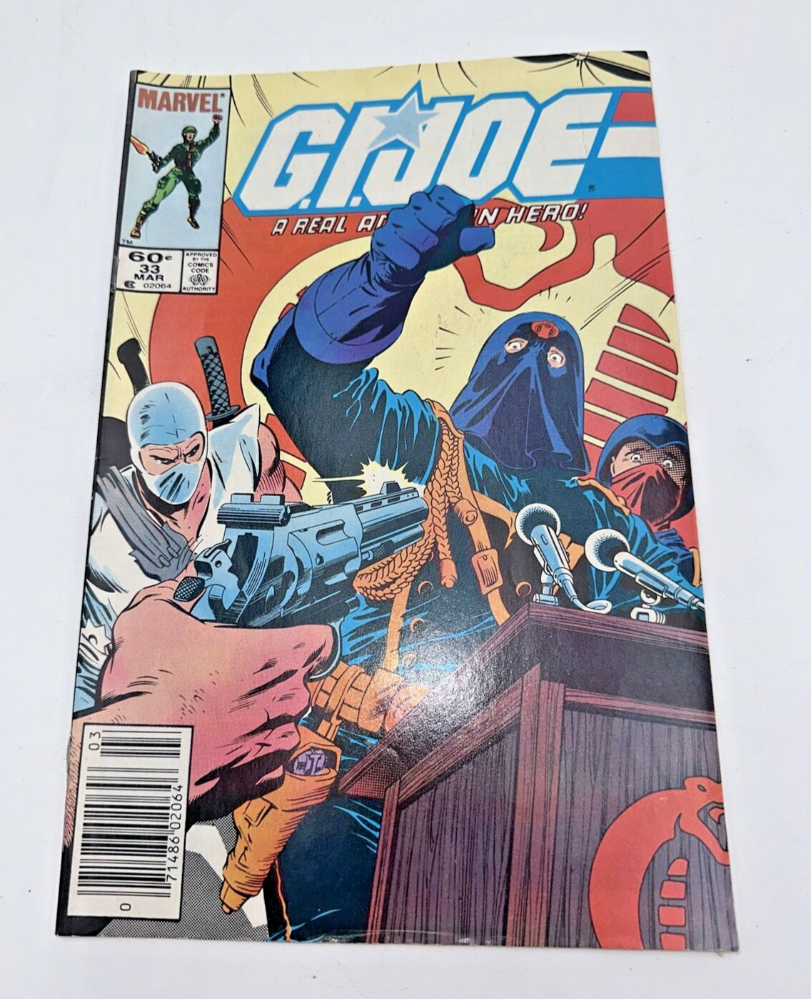 G.I. Joe: A Real American Hero #33 BY MARVEL COMICS