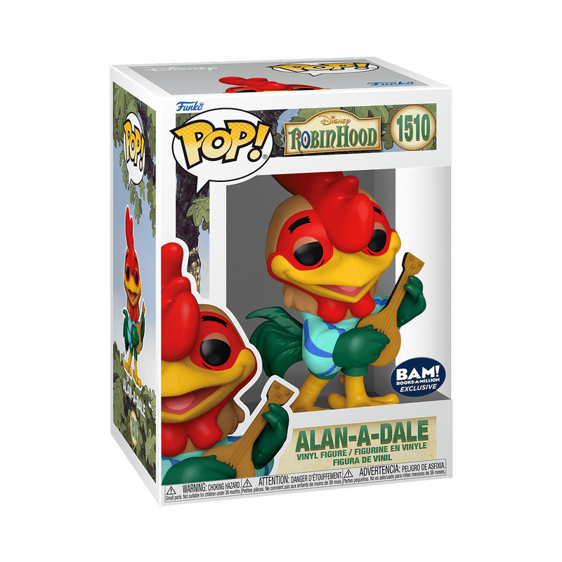 Funko Pop Alan-A-Dale 1510 Disney Robin Hood Books A Millon Exclusive