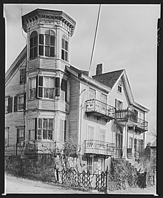 Photo:Old Mystic Connecticut 1940 Old House on Main Street FSA Photo