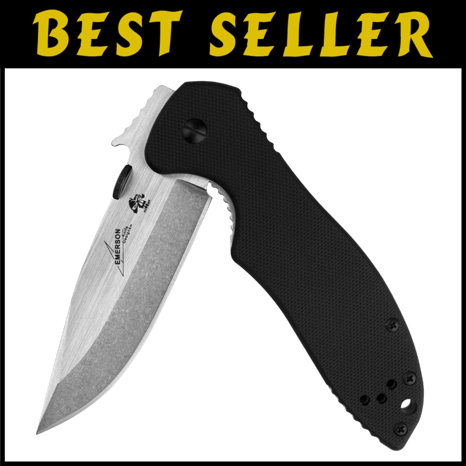 Emerson CQC-K Pocket Knife - D2 Steel Blade, Wave Opening==^- Emerson CQC-K Pocket Knife - D2 Steel Blade, Wave Opening==^-