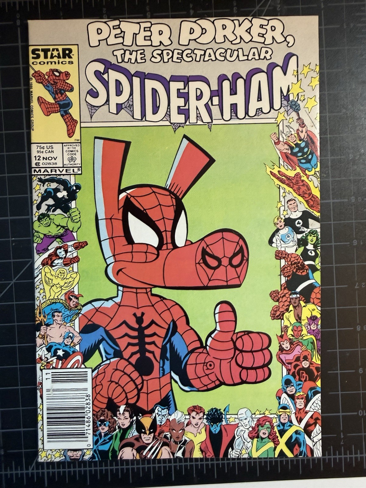 Peter Porker The Spectacular Spider-Ham #12 VF- 1986 25th Anniversary Cover Peter Porker The Spectacular Spider-Ham #12 VF- 1986 25th Anniversary Cover