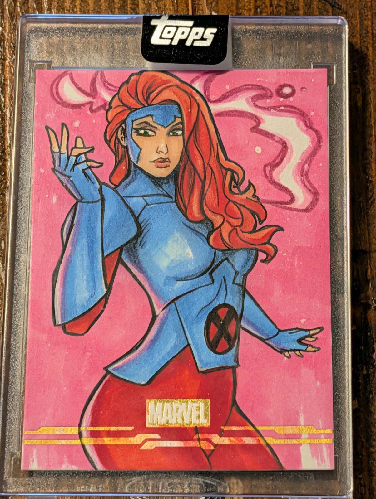 Topps '26 Marvel Mint Jean Grey 1/1 Sketch Card Hand Signed Alcione Silva Topps '26 Marvel Mint Jean Grey 1/1 Sketch Card Hand Signed Alcione Silva