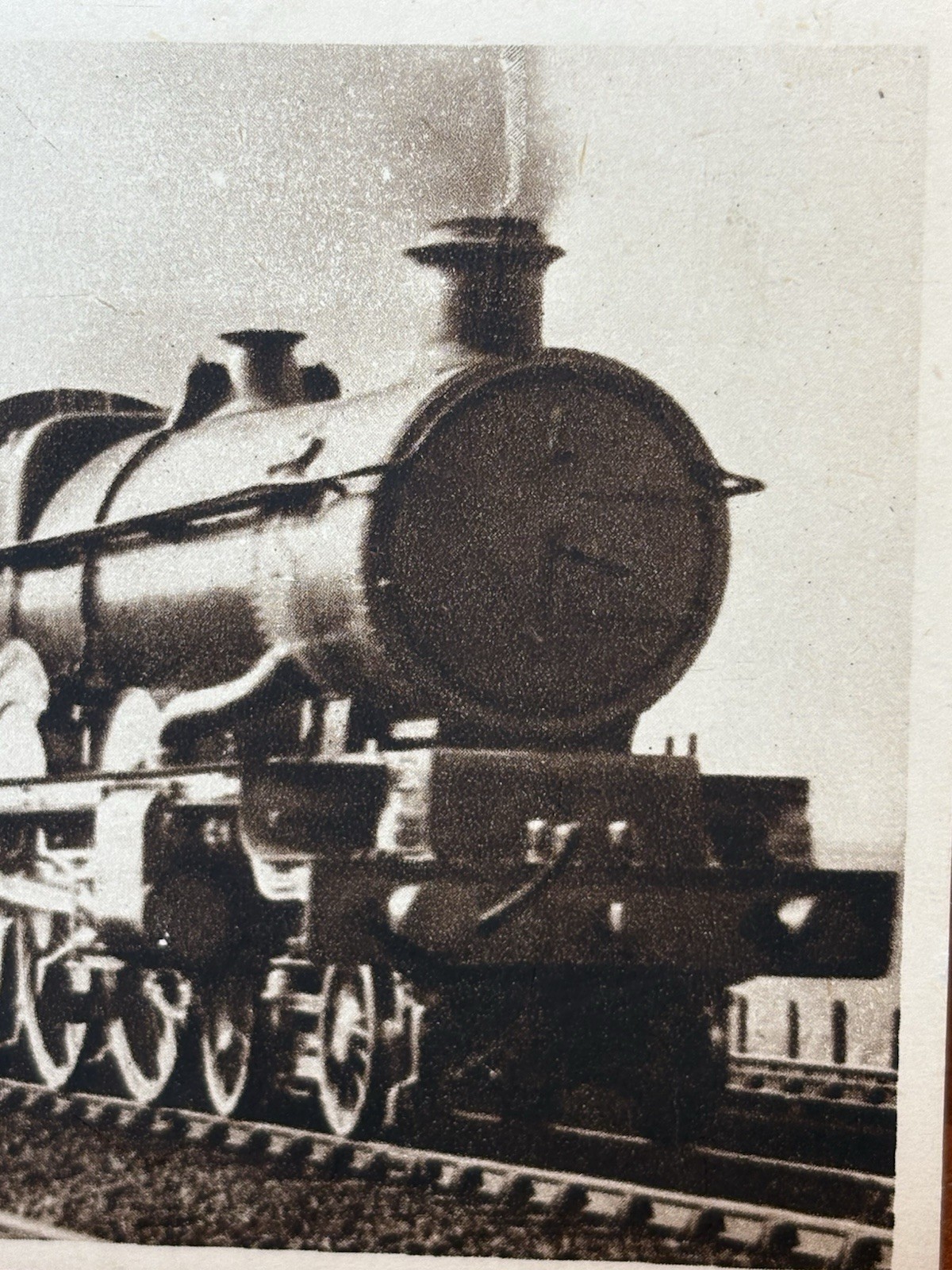 c1940s GWR The Bristolian London Bristol Express Railway Postcard Steam Train