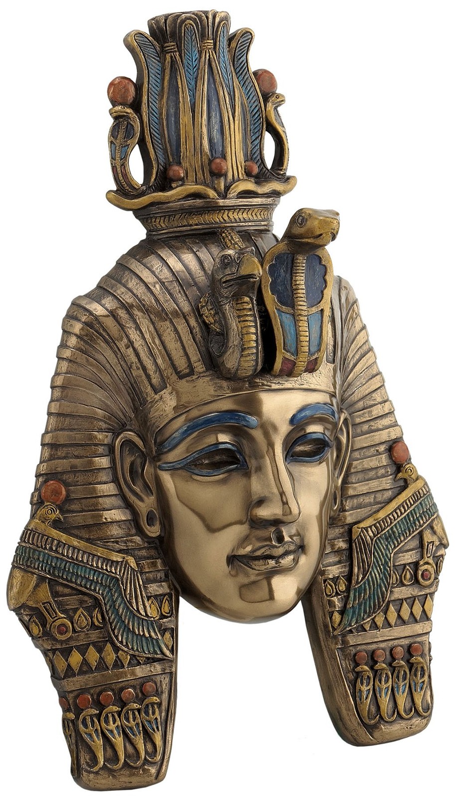 UNICORN STUDIO King TUT Tutankhamum Mask Egyptian Pharaoh Wall Plaque Sculpture UNICORN STUDIO King TUT Tutankhamum Mask Egyptian Pharaoh Wall Plaque Sculpture