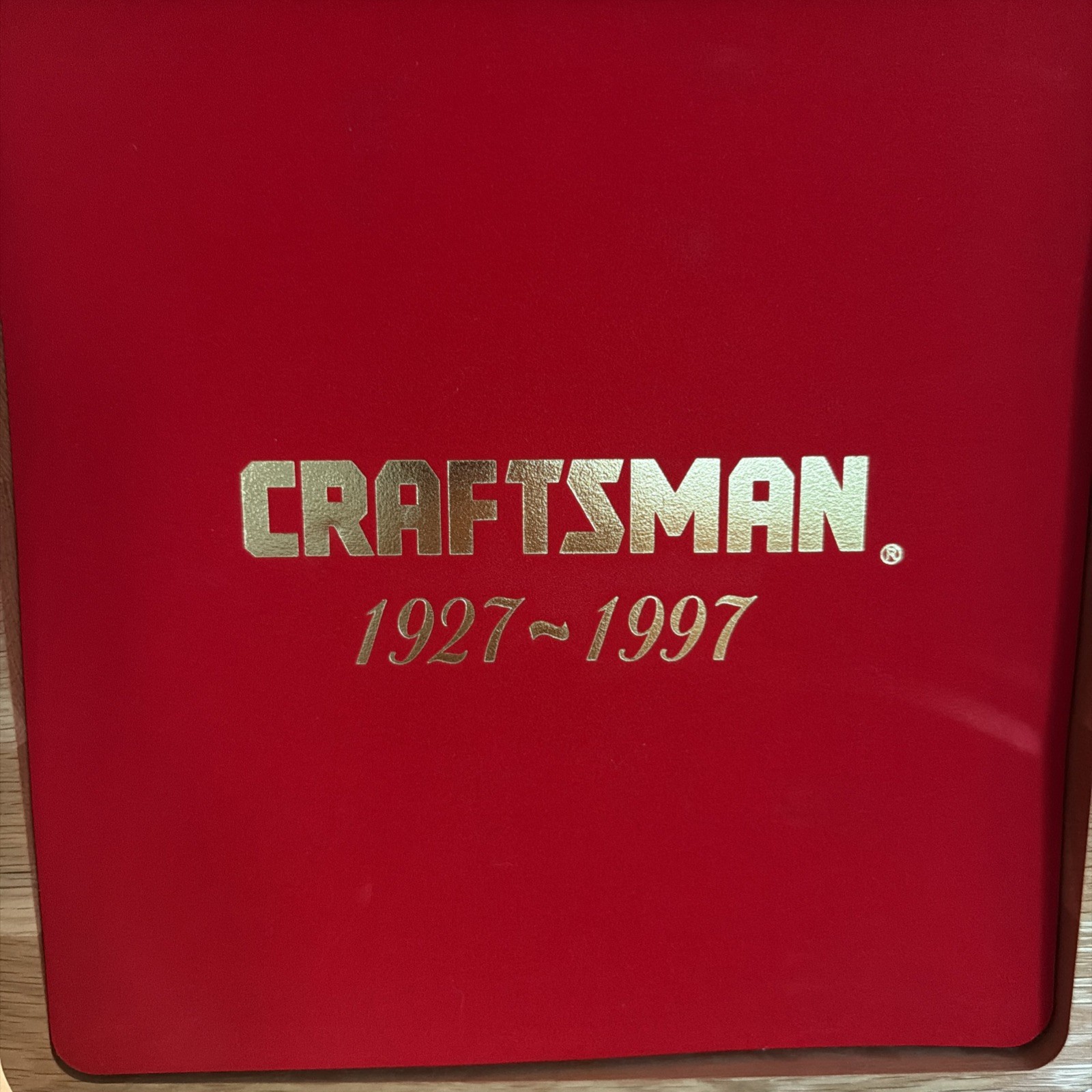 1997 Ltd Edition Craftsman 70th Anniversary Tool  Set + Wooden Case, Bob Vila Sg