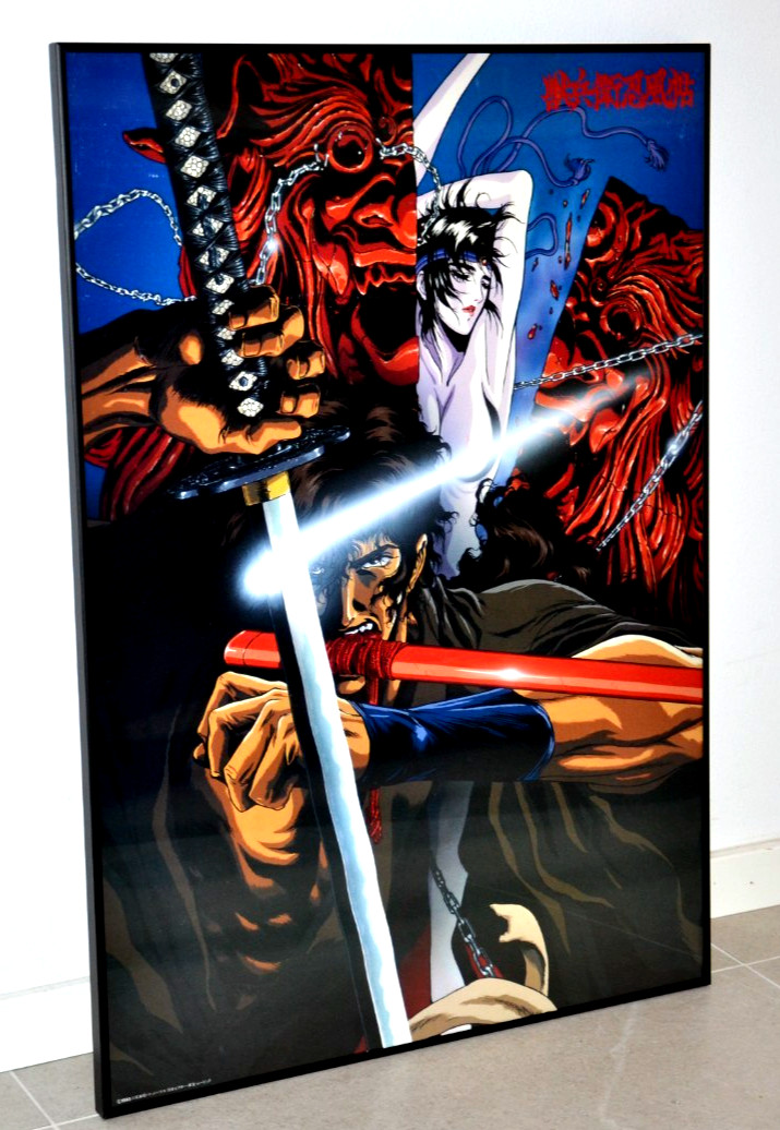 NINJA SCROLL - Rare Promotional B2 Poster - Madhouse Japan 1993 NINJA SCROLL - Rare Promotional B2 Poster - Madhouse Japan 1993