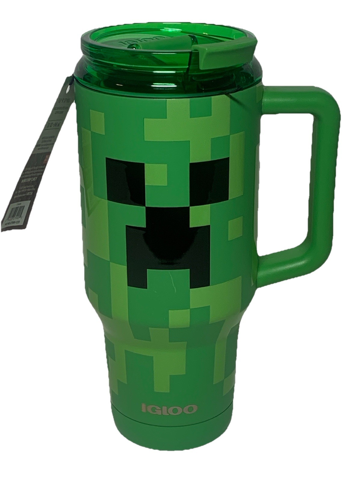 Igloo x Minecraft Green Creeper 32 oz Tumbler Travel Mug NWT Igloo x Minecraft Green Creeper 32 oz Tumbler Travel Mug NWT