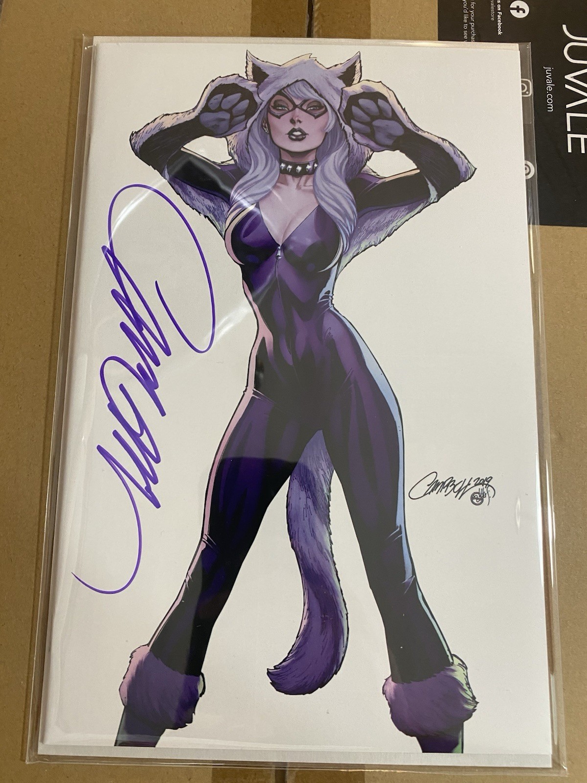 Frankie’s Comics Exclusive J. Scott Campbell Signed Marvel Black Cat #1 Virgin Frankie’s Comics Exclusive J. Scott Campbell Signed Marvel Black Cat #1 Virgin