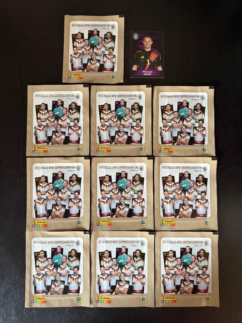 Edeka DFB 10 pack stickers WITH NEW WITHOUT album FIFA World Cup 2026 Panini