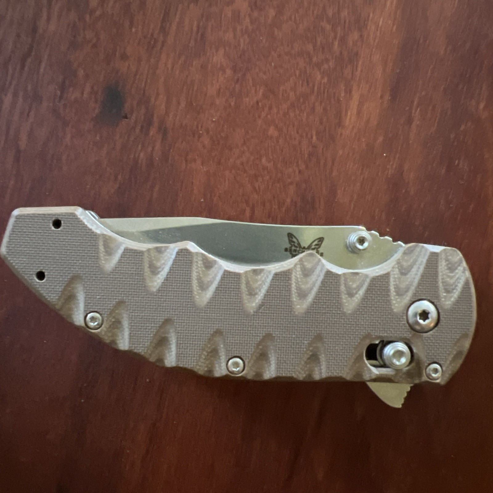 Benchmade 300SN Ball AXIS Flipper Knife -Tan/ G10 Scales - Discontinued -NO BOX Benchmade 300SN Ball AXIS Flipper Knife -Tan/ G10 Scales - Discontinued -NO BOX