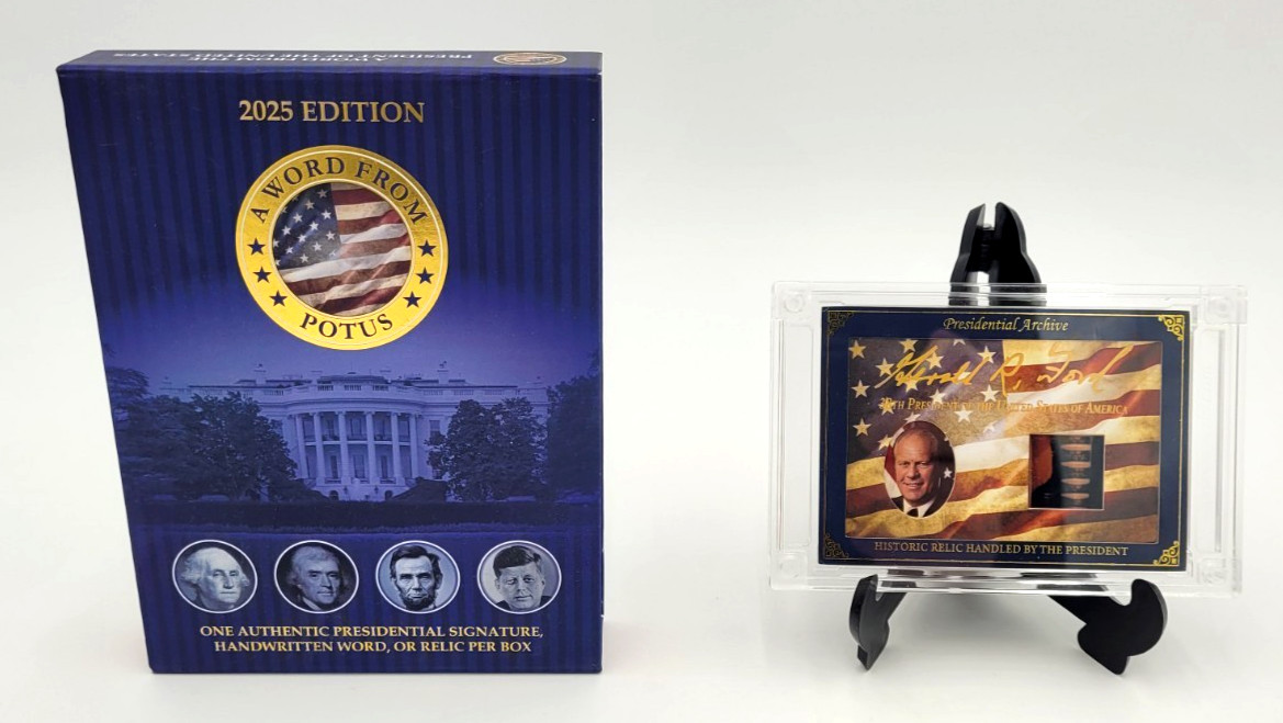 2025 Gerald Ford A Word From POTUS #PA-GF38 Relic /649