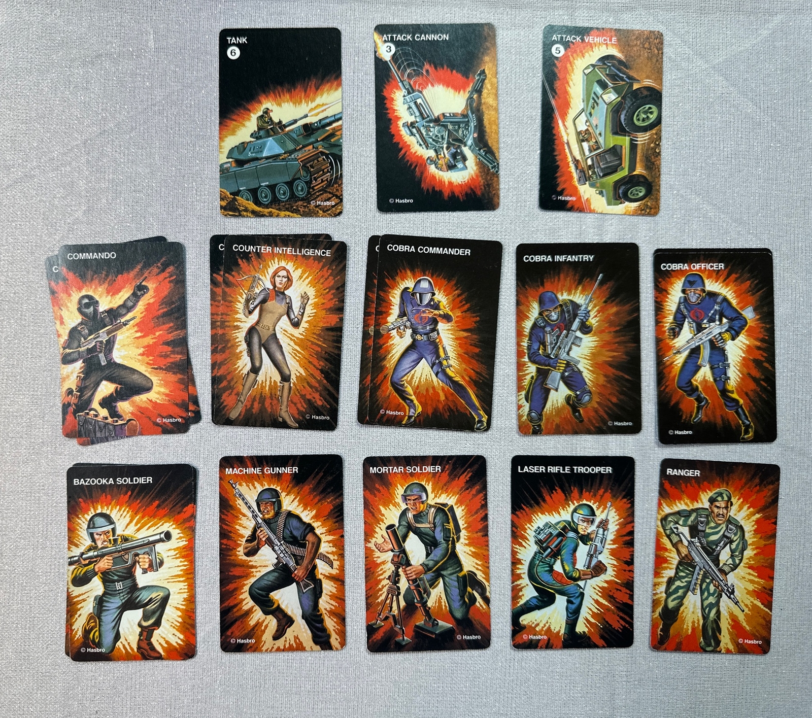 G.I. Joe Card Game Vintage 1982 IGI Makers of UNO Hasbro CHOOSE YOUR CARD