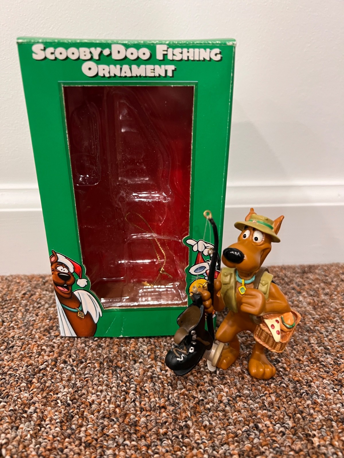 Scooby-Doo rare vintage 1998 WB studio store fishing ornament