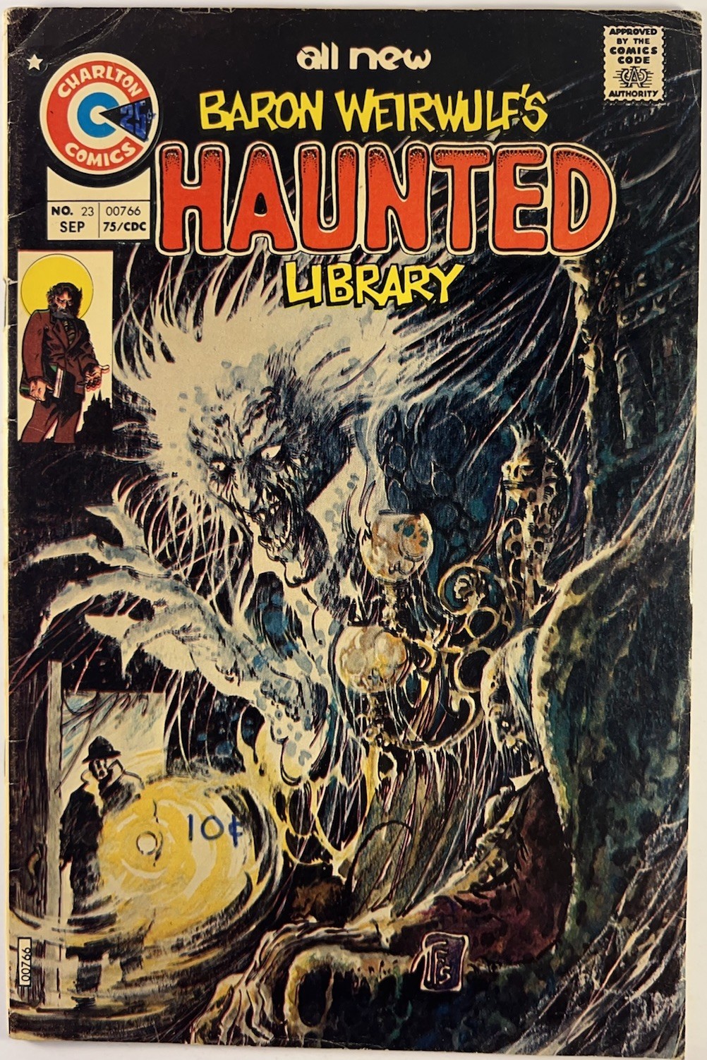 Haunted #23 (Charlton Comic 1975) Tom Sutton Cover Haunted #23 (Charlton Comic 1975) Tom Sutton Cover
