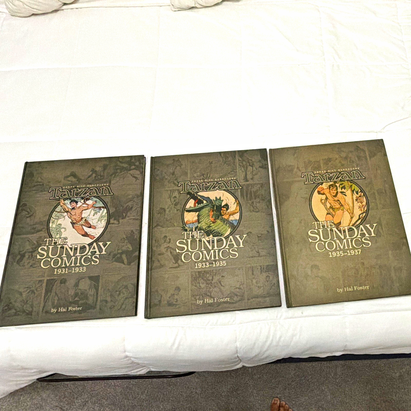 Edgar Rice Burroughs Tarzan: The Sunday Comics 1931-1937 Hardcover Set 20x15.5”