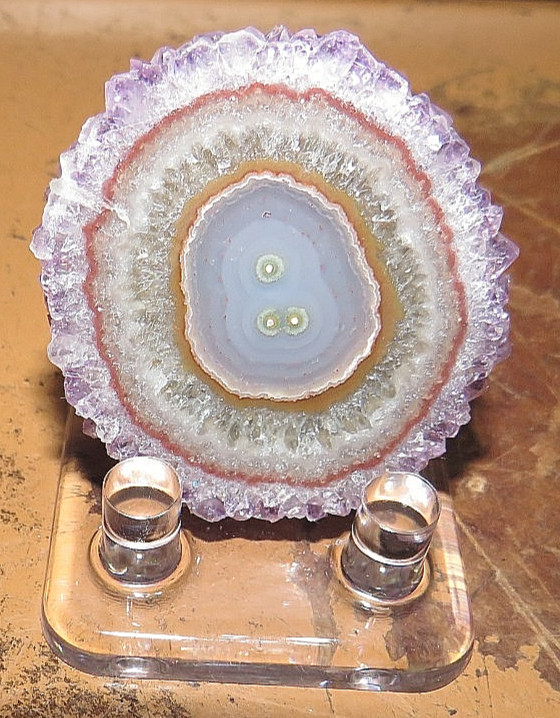 rare huge pair polished amethyst /quartz stalactite slices std gorgeous jal rare huge pair polished amethyst /quartz stalactite slices std gorgeous jal