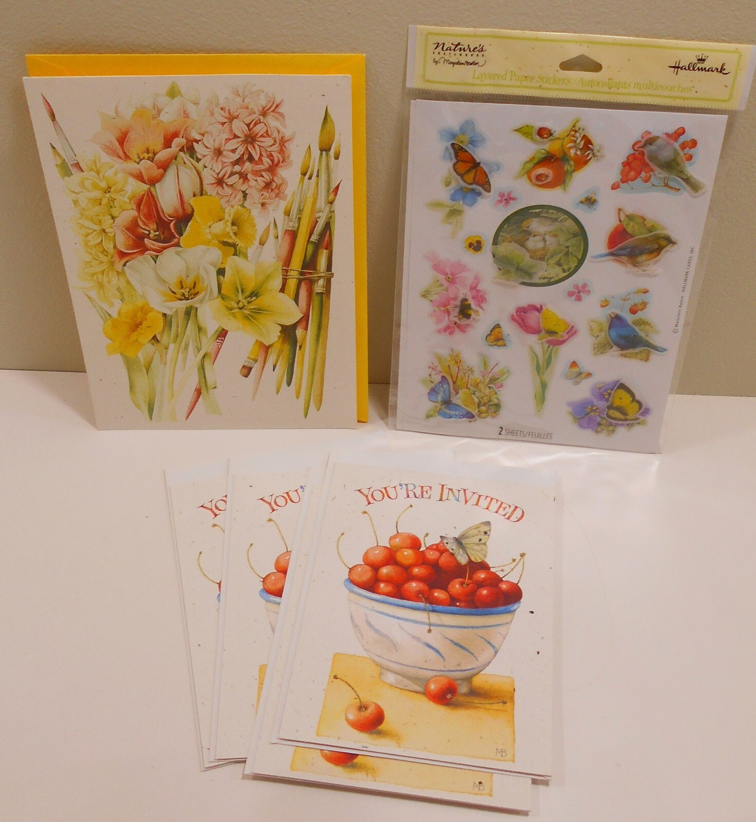 Lot Marjolein Bastin Cards/ Envelopes & Sticker Package - All UNUSED Lot Marjolein Bastin Cards/ Envelopes & Sticker Package - All UNUSED