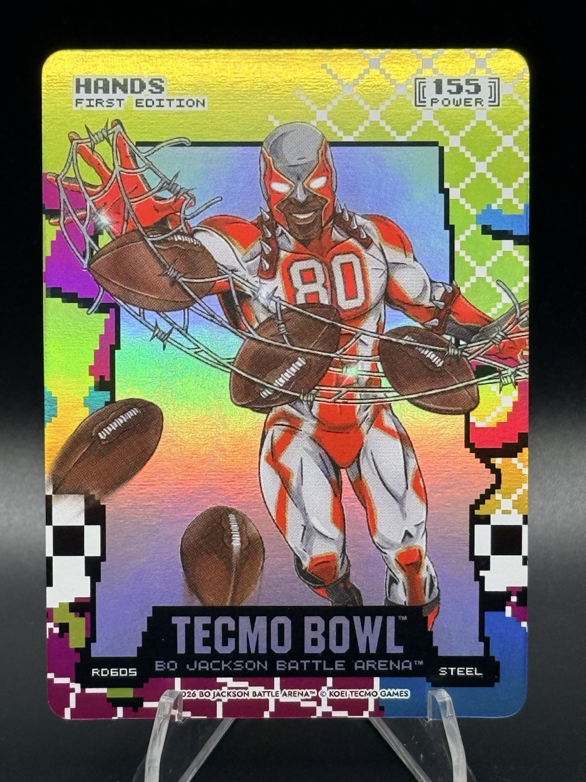 HANDS 1st Edition Steel 80’s 8-but Rad Tecmo Bowl Jerry Rice (Short Print) 2026