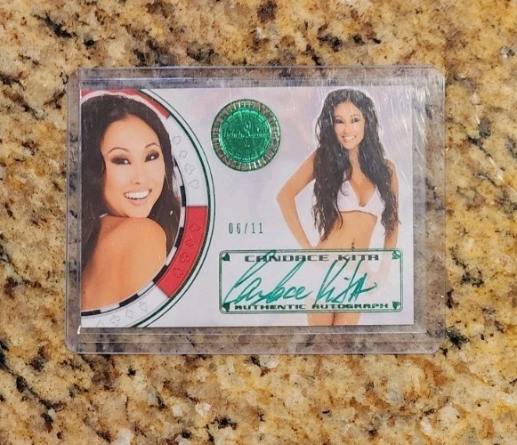 2012 Benchwarmer Candace Kita Auto Green Ink /11
