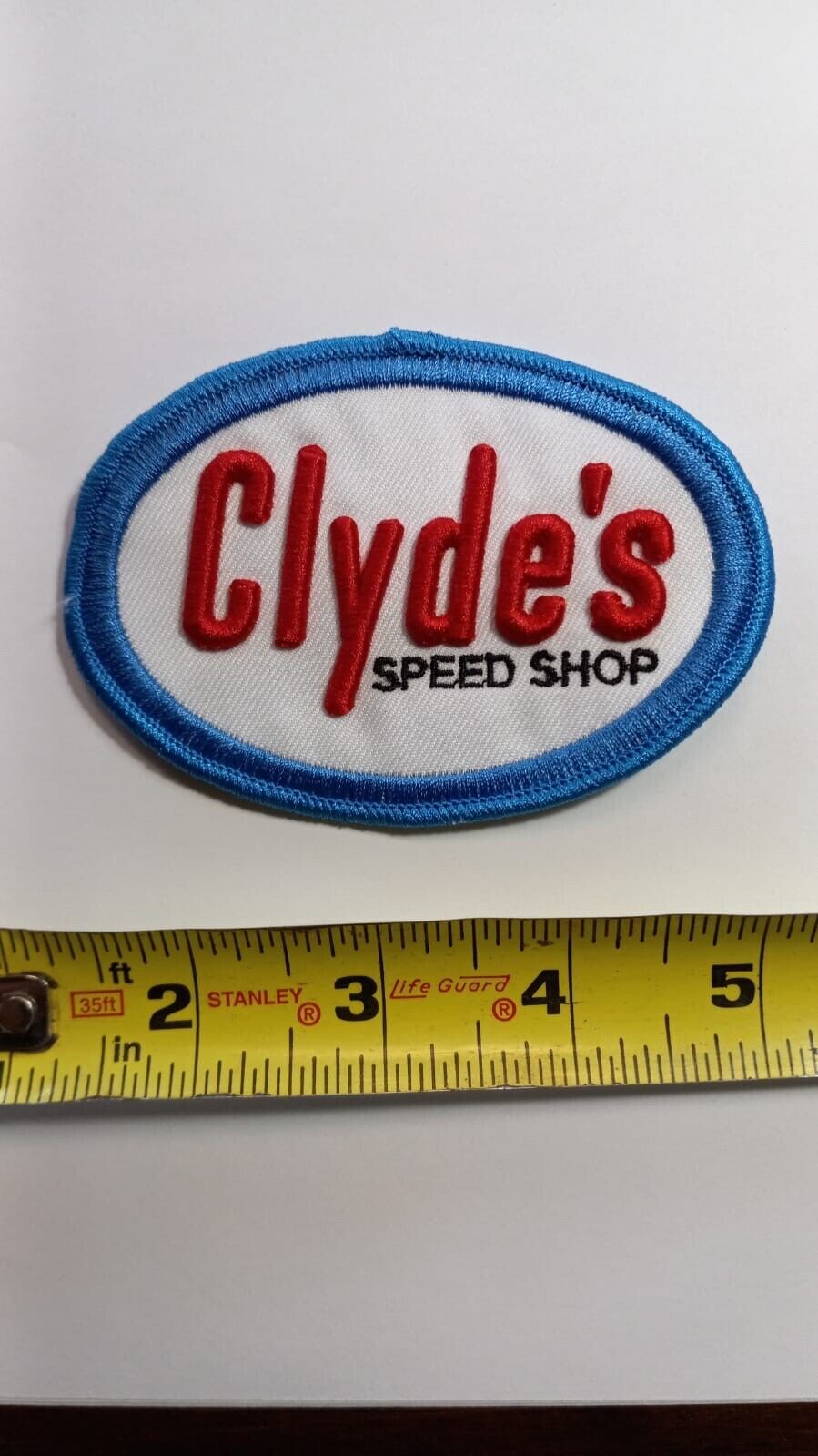 New Sew-on Clyde\'s Speed Shop Racing Patch