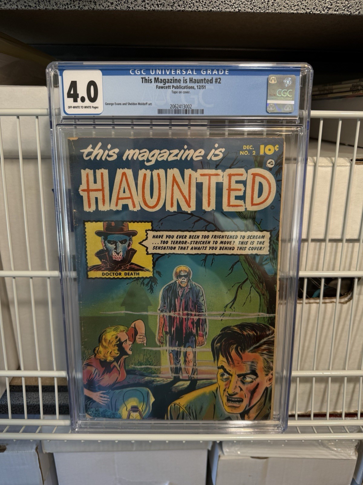 This Magazine is Haunted #2 CGC 4.0 1951 Golden Age Pre Code Horror PCH GA This Magazine is Haunted #2 CGC 4.0 1951 Golden Age Pre Code Horror PCH GA