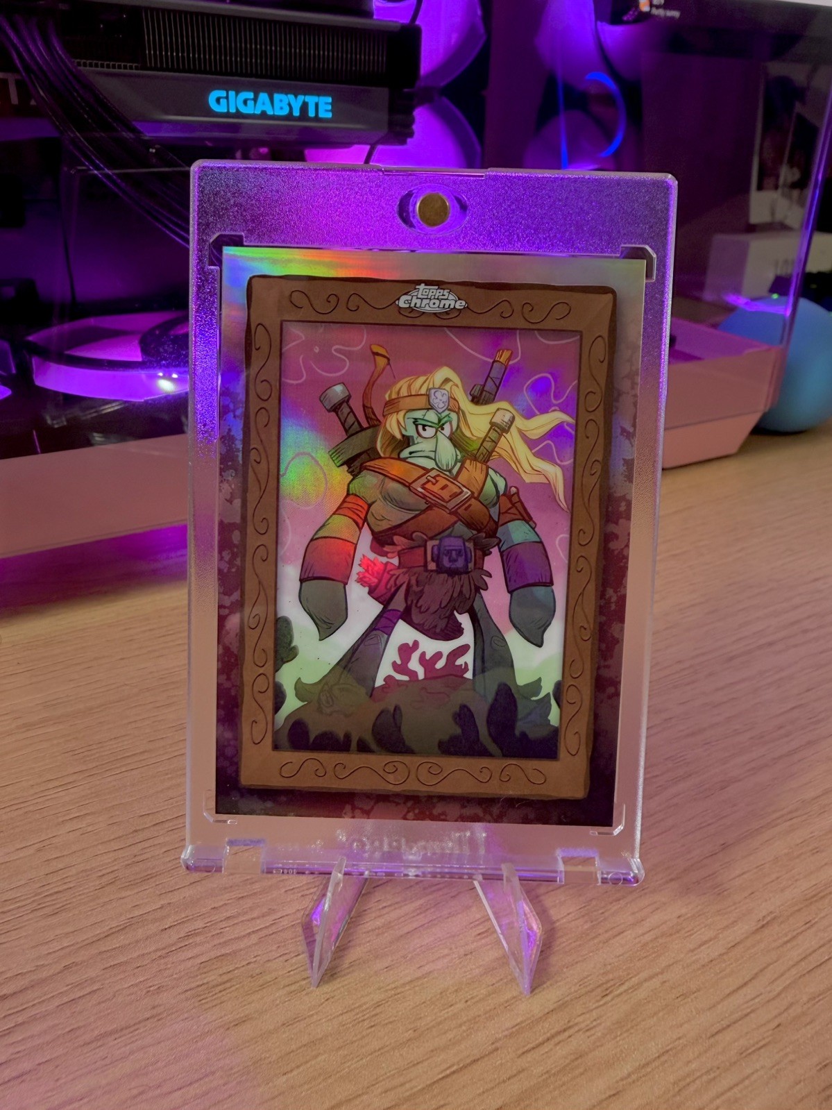 2025 Topps Chrome Spongebob Squidward\'s Gallery Cam Kendell SG-3