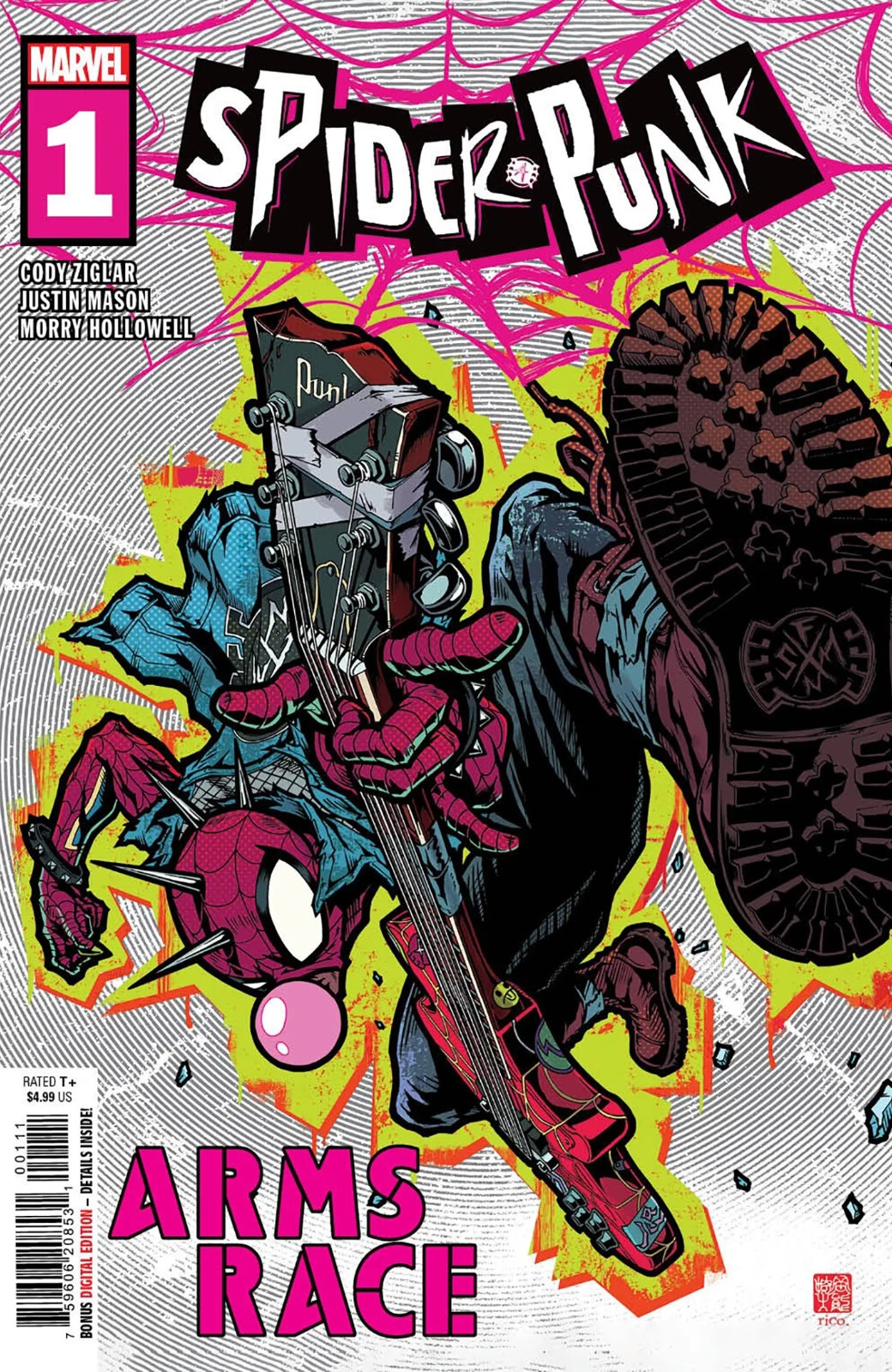 SPIDER-PUNK: ARMS RACE #1 (TAKASHI OKAZAKI VARIANT)(2024) COMIC BOOK ~ Marvel