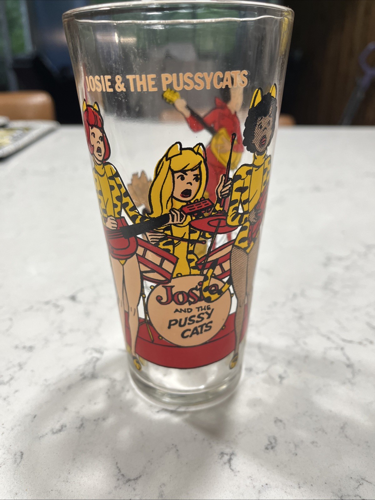 Vintage 1977 Hanna-Barbera Josie & The Pussycats Pepsi Collector Series Glass Vintage 1977 Hanna-Barbera Josie & The Pussycats Pepsi Collector Series Glass