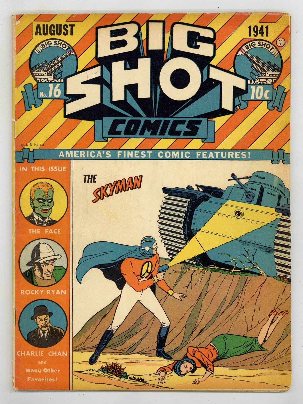 Big Shot Comics #16 GD+ 2.5 1941