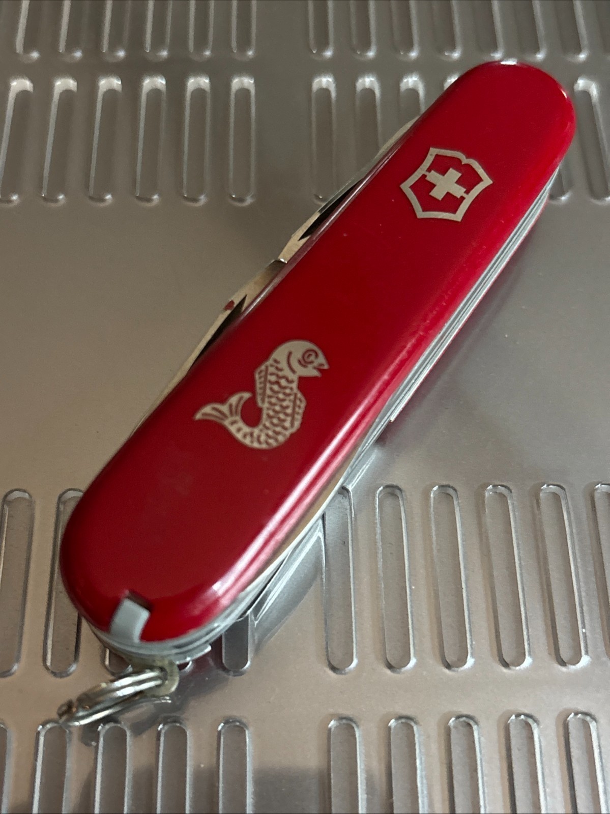 Vintage Victorinox 'Fisherman' Swiss Army Knife c. 1976-86, sq. Philips/can slot Vintage Victorinox 'Fisherman' Swiss Army Knife c. 1976-86, sq. Philips/can slot