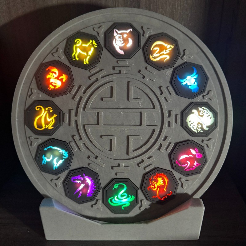Jackie Chan Adventures Amulet Stones Anime Collect Key LED Full Set Gift Model