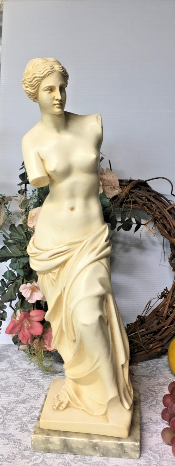 VINTAGE Venus De Milo Statue Classic Sculpture Signed A. Giannelli 16\