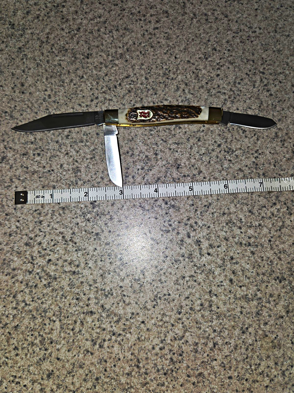 Kissing Crane Pocketknife Bone Handle kc5325 Kissing Crane Pocketknife Bone Handle kc5325