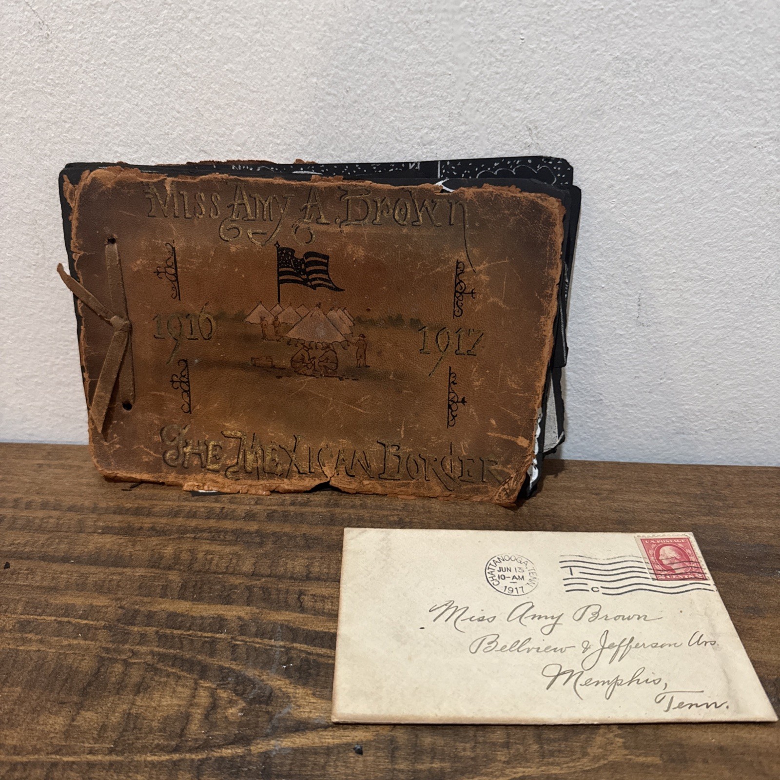 1916 Mexican Border War US Army Military Antique Photo Album Pancho Villa Era