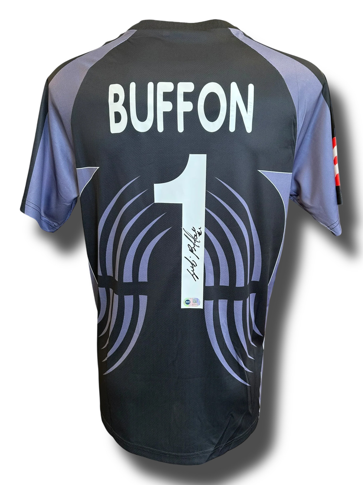GIANLUIGI BUFFON SIGNED 2001/02 JUVENTUS GOALKEEPER SHIRT (ACG CERT AG16718)