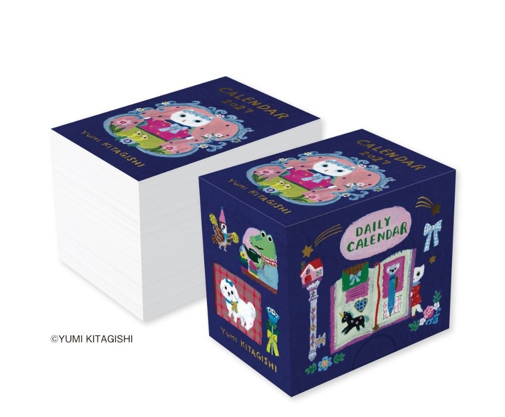 2027 Yumi Kitagishi Mini Daily Tear-Off Calendar NK-4500 Shin Nippon Japan New
